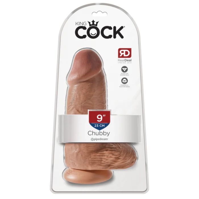 Close-up view of the exquisite detail on the King Cock Chubby, highlighting its handcrafted realism and elegant texture.