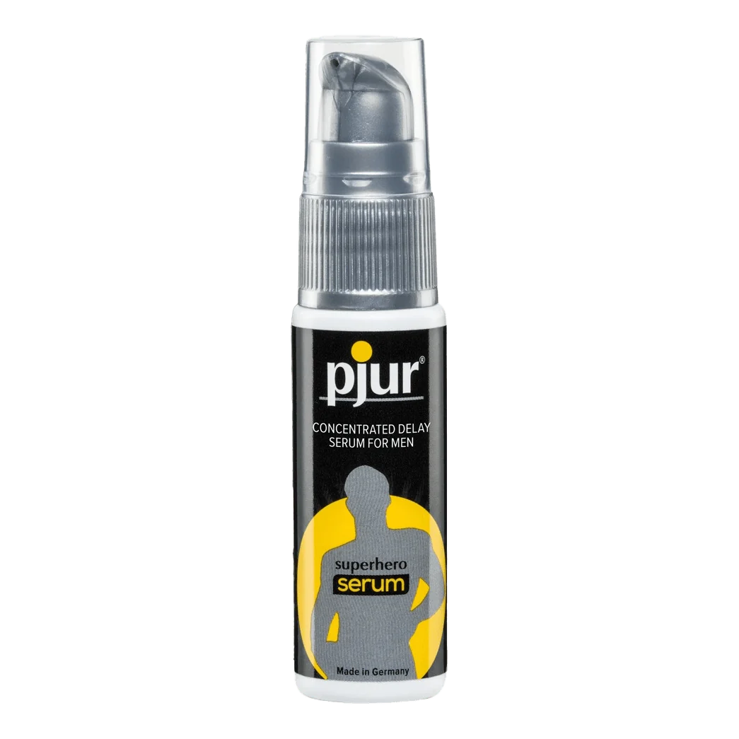 Pjur Superhero Serum 20ml – Innovative Delay Gel for Men, Reduces Sensitivity, Pre-Ejaculation Support