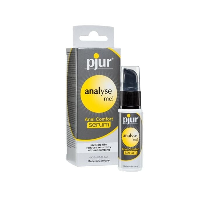 Pjur Analyse Me! anal desensitizer serum bottle with applicator tip, designed for anal pleasure and comfort.