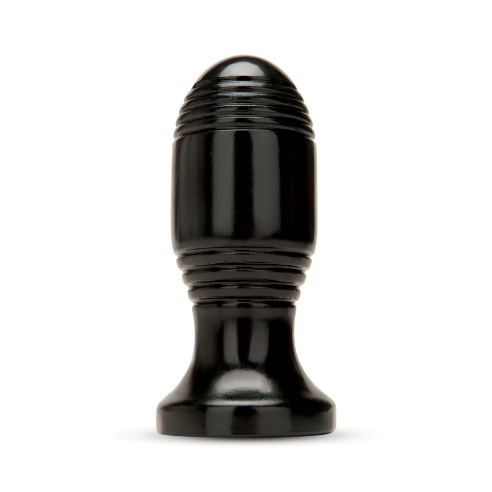 Prowler RED Ribbed Butt Plug designed for intense pleasure, featuring a ribbed texture for added stimulation.