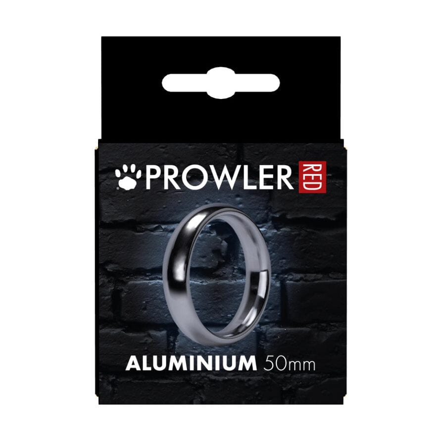 Silver Cock Ring: 40mm Diameter x 17mm Depth Aluminum Erection Enhancer