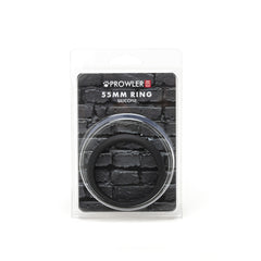 Silicone cock ring from Prowler RED, designed to enhance stamina and pleasure, showing a close-up of the adjustable strap and smooth silicone surface.