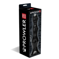 Elegant image of Prowler RED Triple Plug featuring a tapered tip for effortless insertion and a flared base for safety during use.