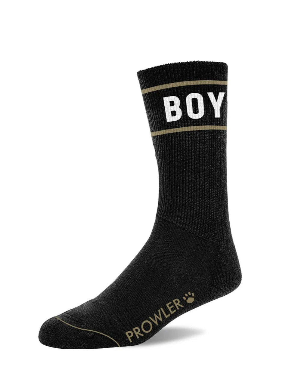 Prowler RED Boy statement slogan cotton blend men's socks with bold design and comfortable fit.