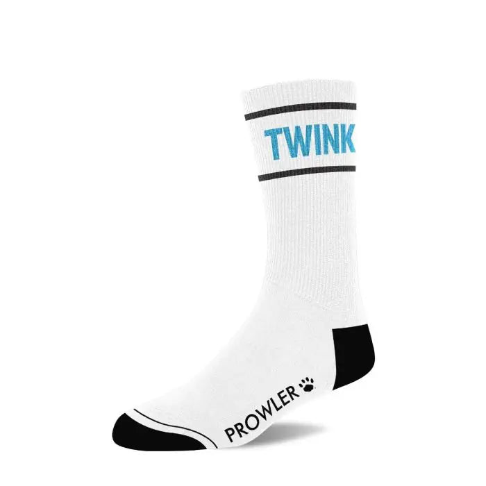 Prowler RED men's Twink Socks featuring red and black striped design, soft fabric, and comfortable fit for casual wear.