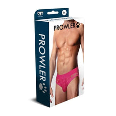Prowler Pink Lace Open Back Brief, Men's Pink Lace Open Back Brief in luxurious pink lace