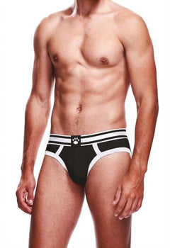 Prowler Brief White Black