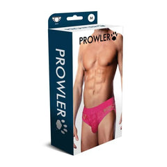 Prowler Pink Lace Brief crafted from soft stretch lace, offering a refined and comfortable lingerie look