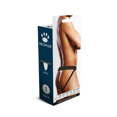 Black Prowler Mesh Jock Strap for men, showing the breathable mesh fabric and supportive design.