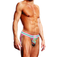 Thumbnail for Prowler Swimming  Jock strap Green and Pink