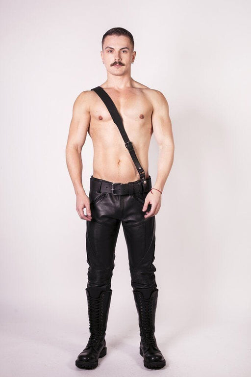 Prowler RED Sam Browne Belt Black Menswear Prowler RED (ABS PRO) 