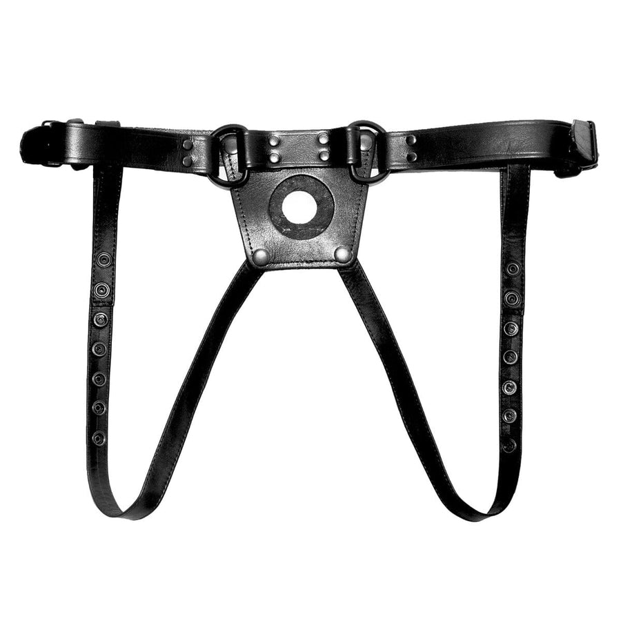 Prowler RED Leather Dong Harness Strap-on Prowler RED (ABS PRO) 