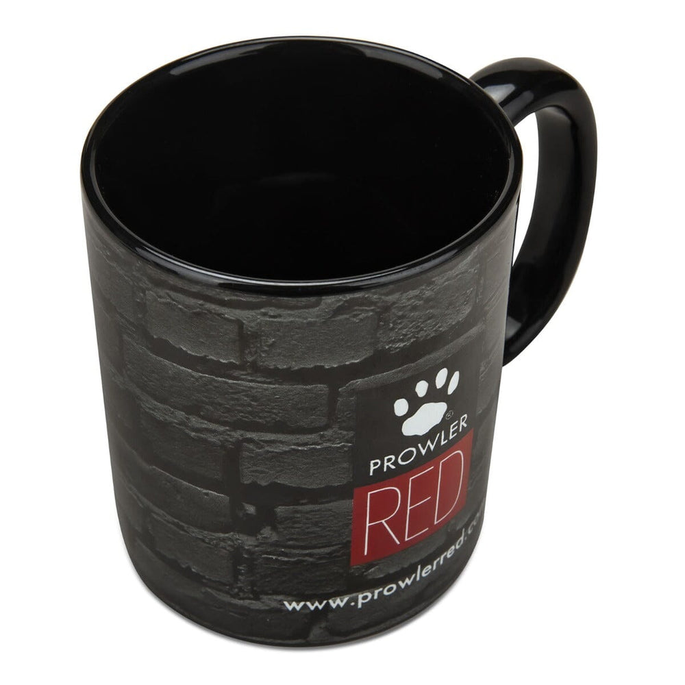 Prowler novelty mug with a bold design, featuring the Prowler brand logo and vibrant colors on a ceramic coffee cup.