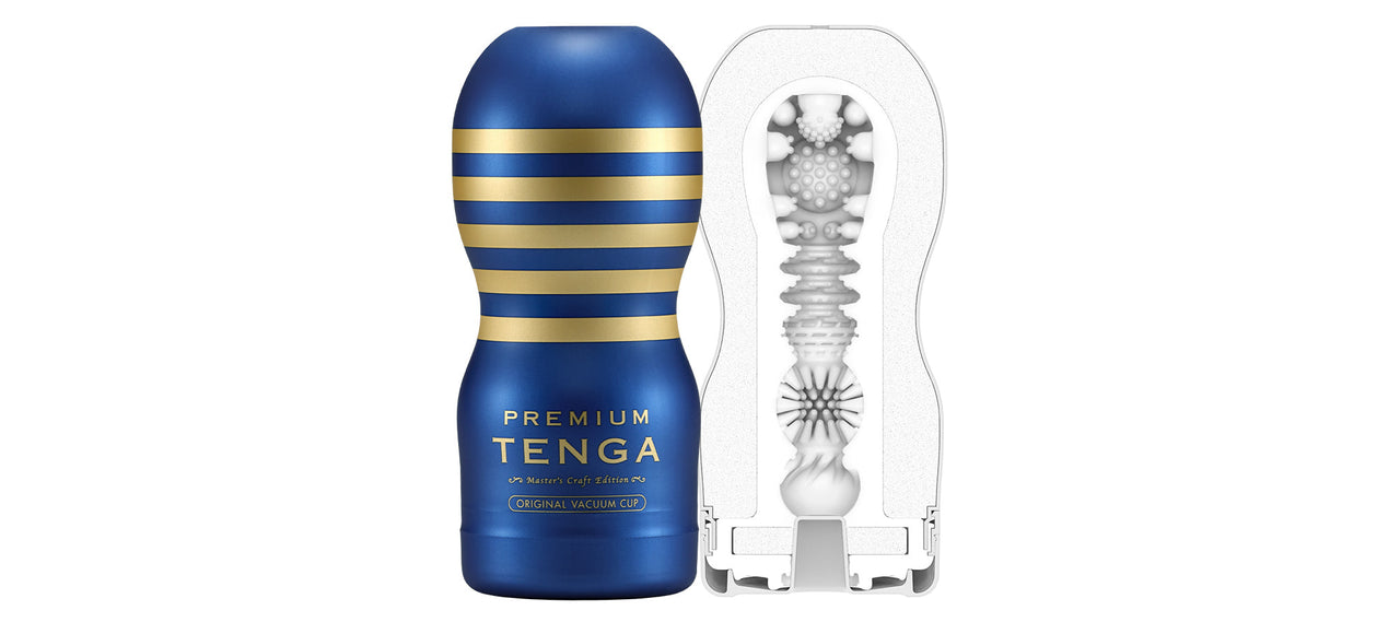 Premium Masturbation Cup – Tenga Original Vacuum Cup with Thick Elastomer Sleeve and Intense Texture