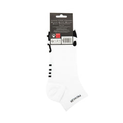 Men's Prowler RED Cotton Ankle Socks with bold slogan and distressed hole detail, featuring a casual and statement design.