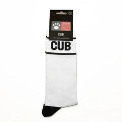 Red Cub Socks for men by Prowler RED, featuring a vibrant red design with a comfortable fit and ribbed texture.