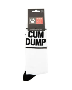 Prowler RED Cum Dump Statement Slogan Cotton Blend Socks