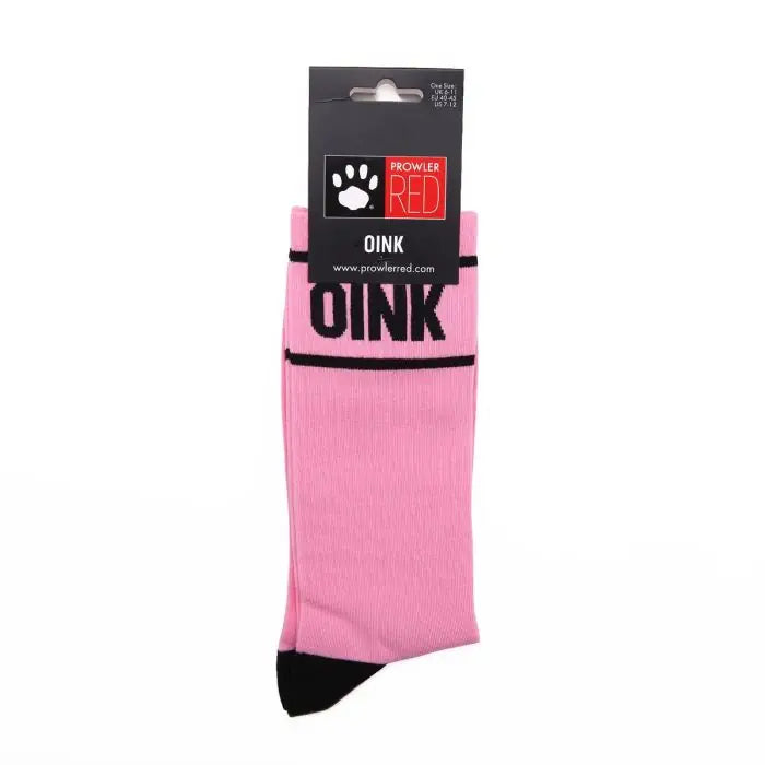 Prowler RED Oink Socks - Pink or White