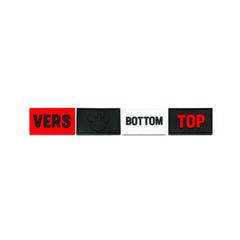 Black Prowler RED men's jock strap with interchangeable patch and slogan, designed for comfort and support during athletic activities.