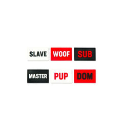 Prowler RED Switch Jock Badges – Premium Interchangeable Hook-And-Loop Kink Patches, 2 Packs