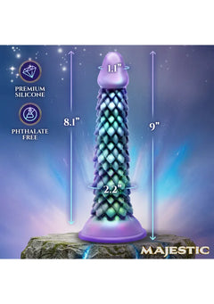 Eryndor silicone dildo with 8.1 inch insertable length