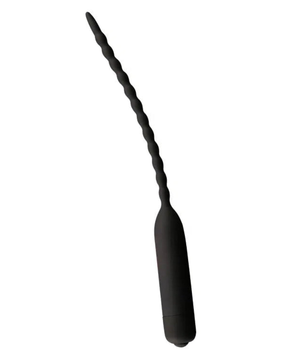 Flexible beaded silicone vibrating sounding rod with 10 functions for beginners, designed for dilators and sounding by Scandals.