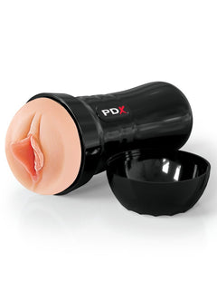 Pipedream - PDX Extreme - Wet Pussies - Super Luscious Lips - Light realistic masturbator angled view