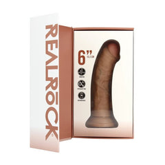 Real Rock Vibrating Regular Curved Cock Realistic Dildo