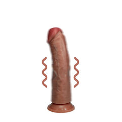Real Rock Vibrating Regular Curved Cock Realistic Dildo