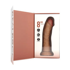 Real Rock Vibrating Regular Curved Cock Realistic Dildo