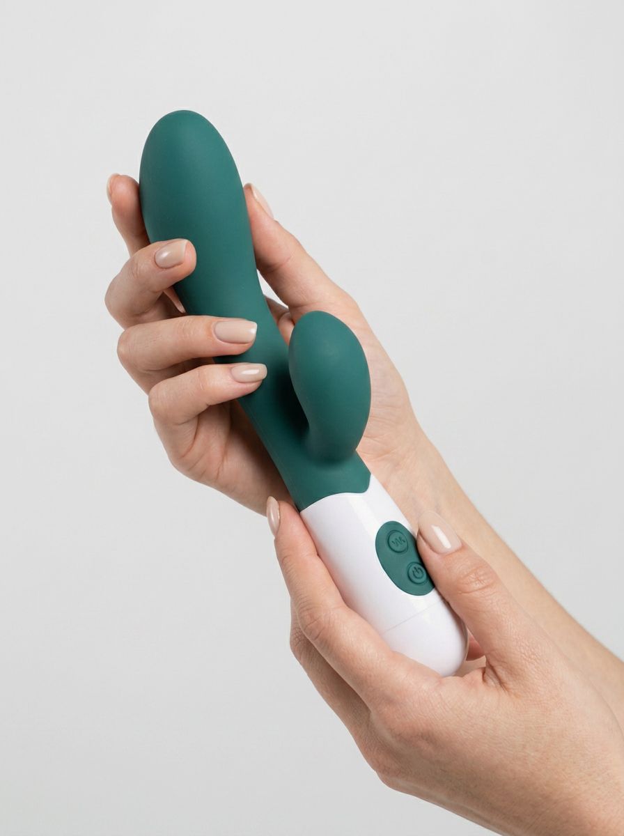 Jessica Rabbit Slimline Rabbit Vibrator - 10 Functions, 7.5 Inch Silicone Massager, Waterproof Design