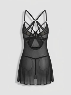 Rene Rofe New In Town Chemise and G-String Set