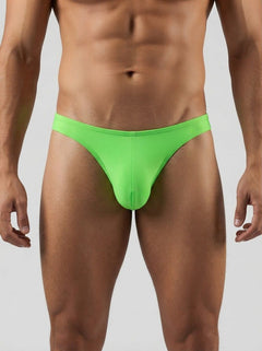 Men’s Full-Cut Thong Back Underwear – Blue Or Lime Green
