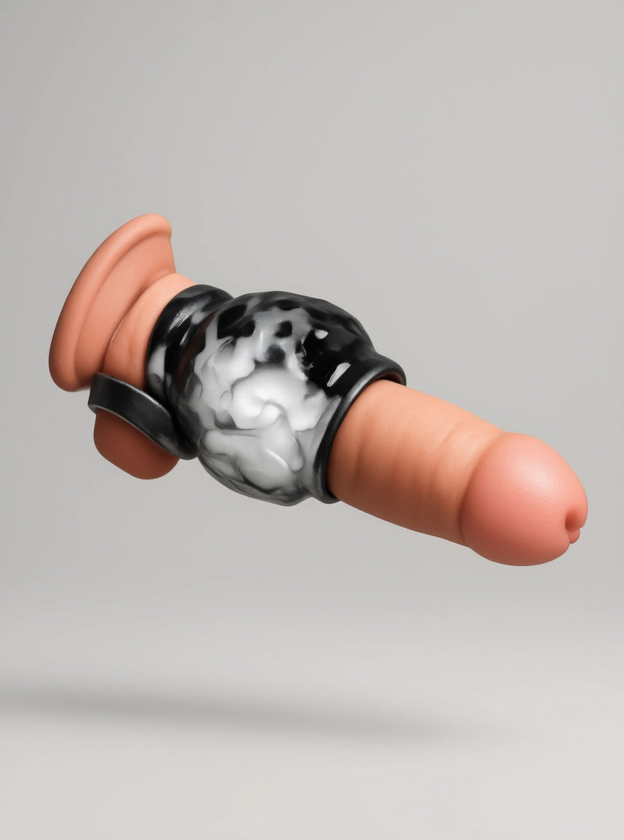 Creature Cocks Night Prowler Silicone Girth Enhancer with Ball Strap