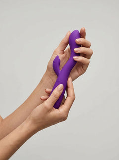Mina Sensation Rabbit Vibrator - 10 Function USB Rechargeable, Waterproof Silicone, 4.15" Insertable
