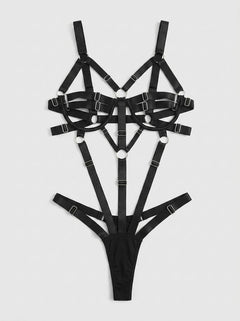 Strappy Teddy Bodysuit by Scandals