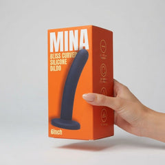 Mina Bliss Curved Silicone Dildo 6 Inch