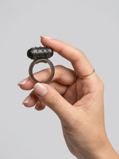 Vibrating Classic Smoke Cock Ring for Intense Orgasms and Delayed Ejaculation