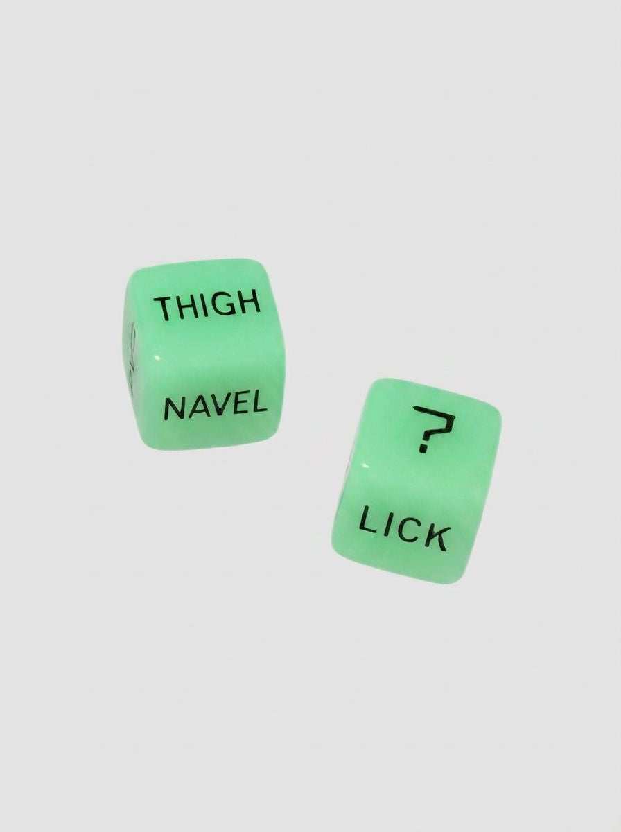 Sex Dice Set with Glow-in-the-Dark Feature for Wild Play