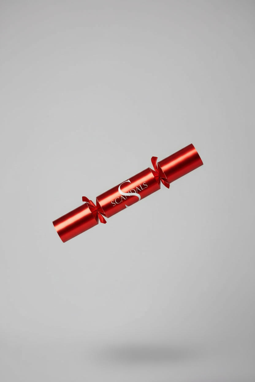 Scandals Christmas Cracker Surprise, a festive adult gift cracker with discreet packaging for holiday celebrations.