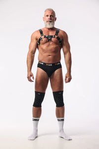 Elegant FKME Briefs Loud showcasing a 360-degree branded waistband, crafted for supreme comfort as mens cotton briefs.