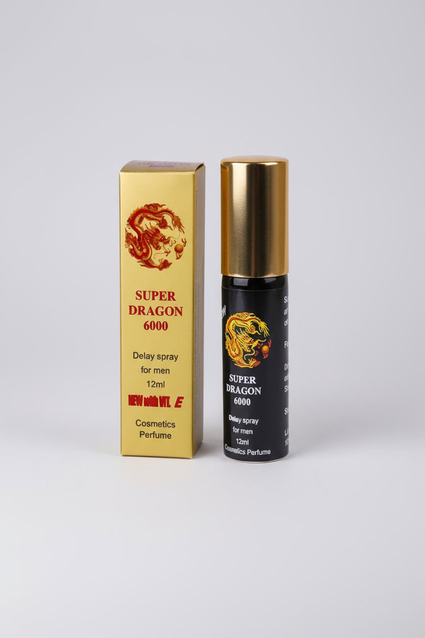 Super Dragon Delay Spray 6000 for Men – Premium Performance & Longer-Lasting Intimacy-12ml