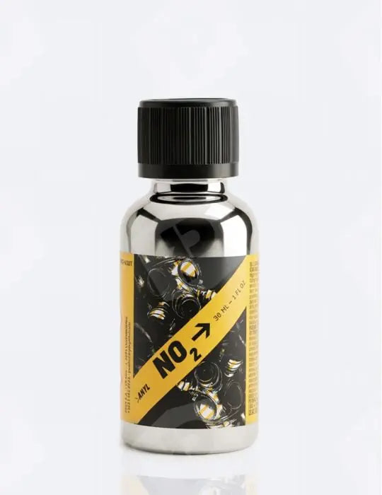 NO2 Amyl Leather Cleaner 30ml bottle showing clear liquid and label, designed for cleaning and conditioning leather surfaces.