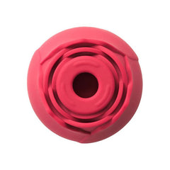 Me You Us Rosebud silicone clitoral suction vibrator with rosebud design, featuring a compact and textured surface.