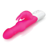 Thumbnail for a pink rabbit vibrator lying on a white background