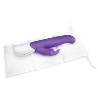 Thumbnail for a purple object is laying on a white pillow