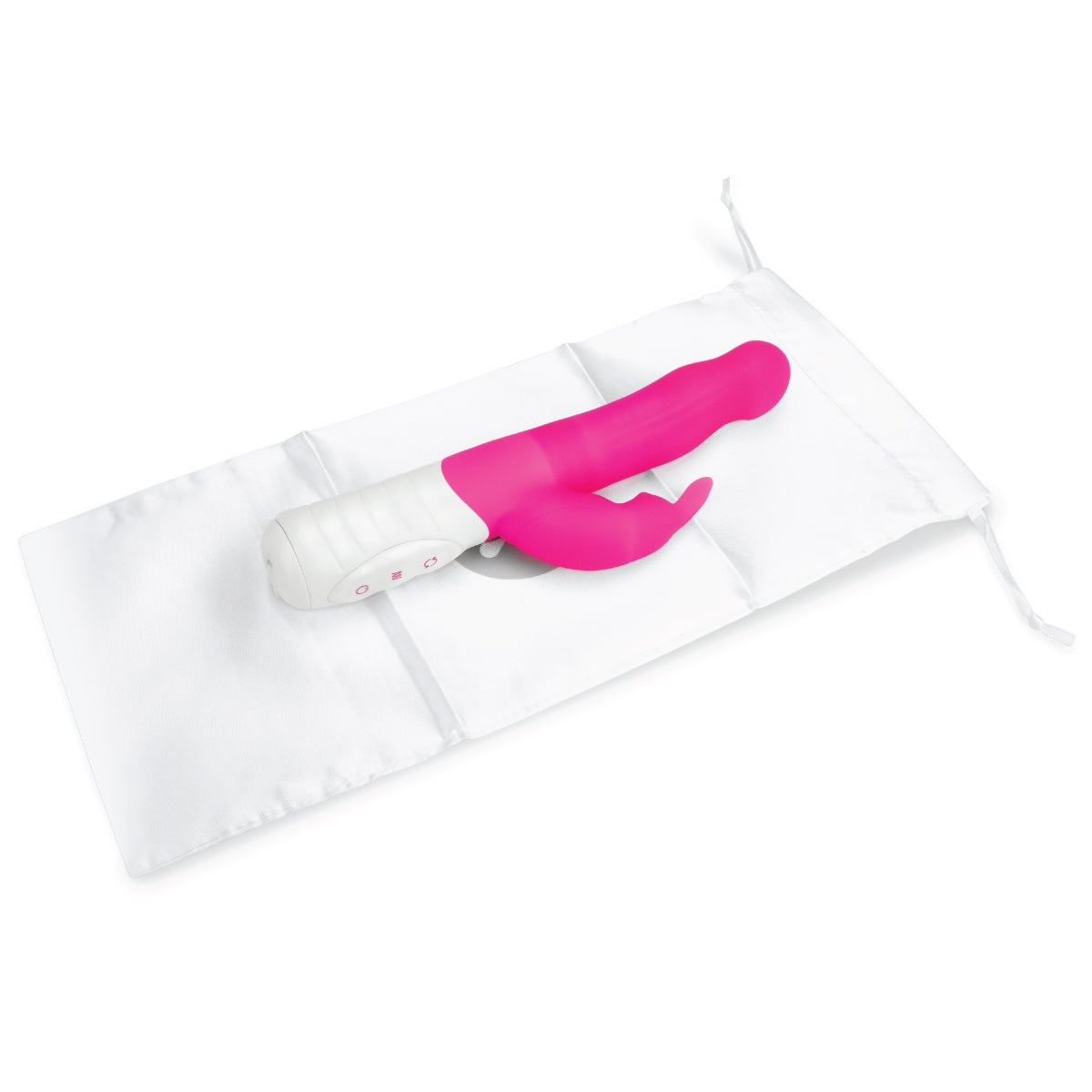 Rabbit Essential RR Rechargeable Slim Shaft Rabbit Hot Pink