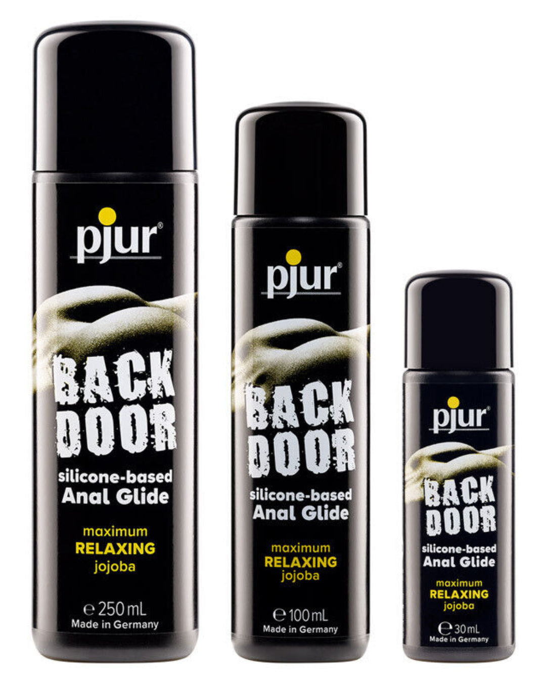 Pjur Back Door Anal Relaxing Silicone Based Lubricant with Jojoba 30ml, 100ml, and 250ml