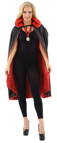 Thumbnail for Reversible Unisex Cape with Vampiric Medallion Fany Dress Classified (Impressions) 