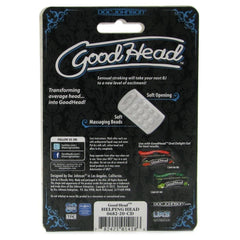 Goodhead Helping Hand Pro Stroker oral sex stroker from Doc Johnson’s premium intimate collection